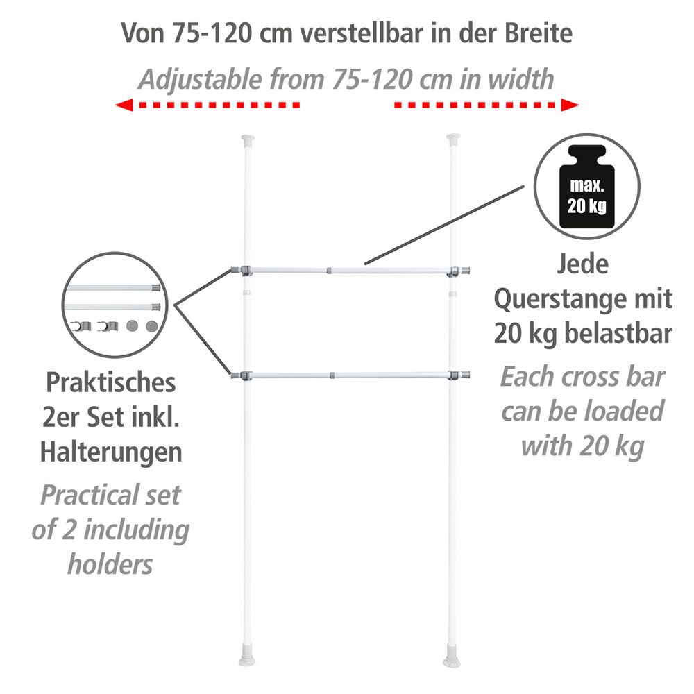 Kleiderstange Mod. Herkules  2er