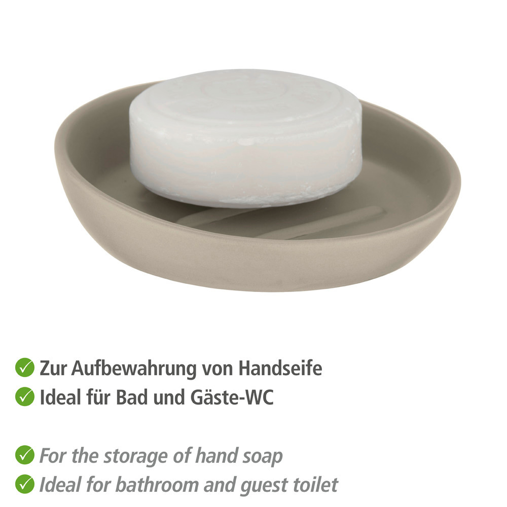 Seifenablage Mod. Badi Beige  hochwertige Keramik