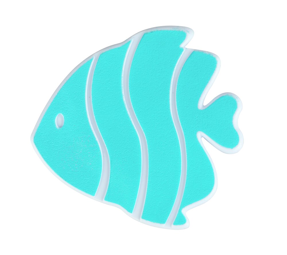 Anti-Rutsch-Sticker Mod. Fisch  5er Set, Hellblau