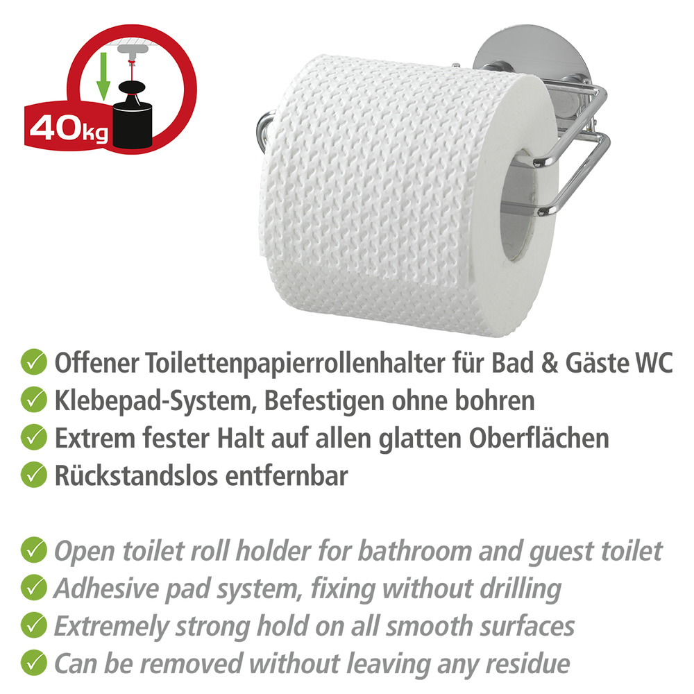 Turbo-Loc® Toilettenpapierrollenhalter  Befestigen ohne bohren