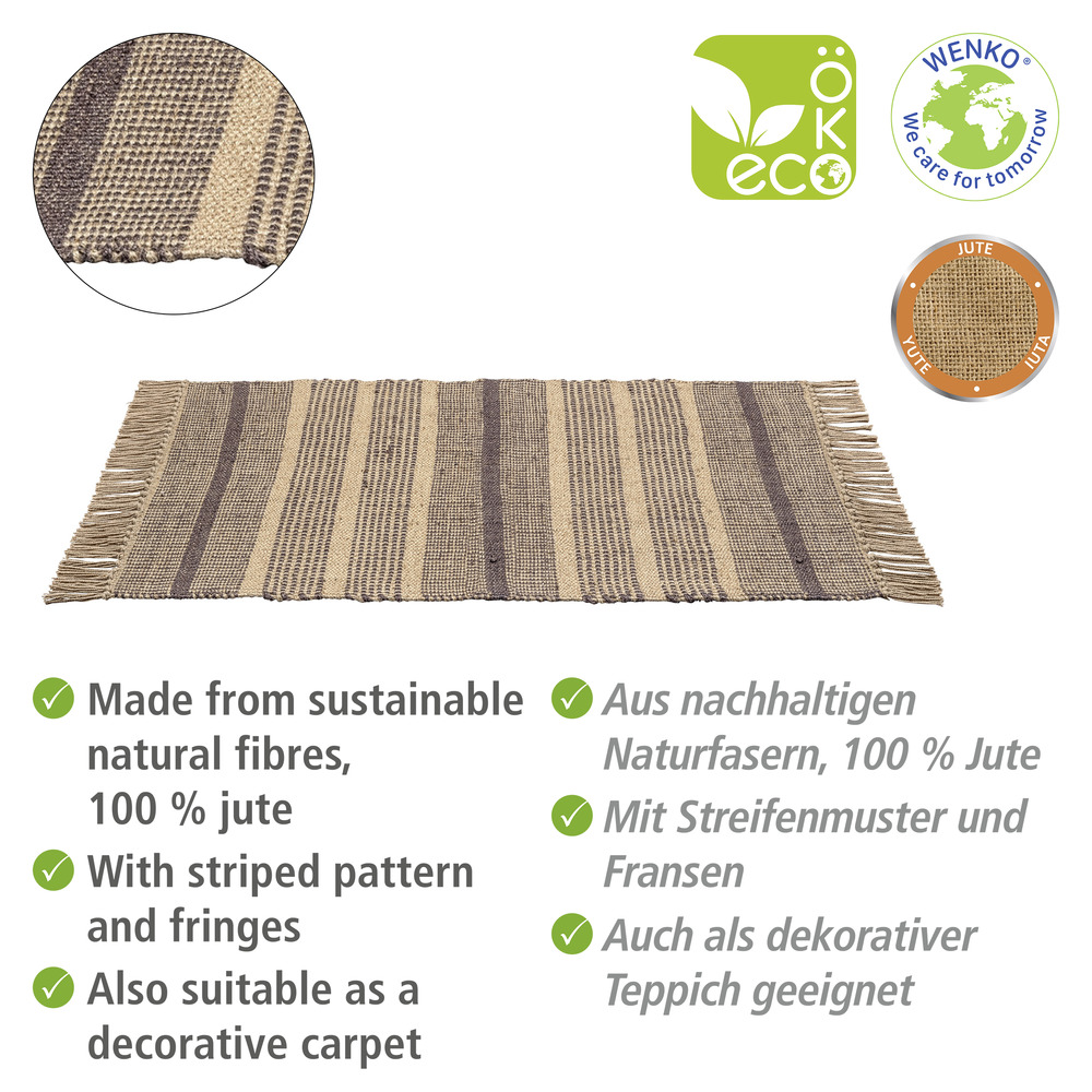 Badematte Mod. Sambu  aus 100 % Jute