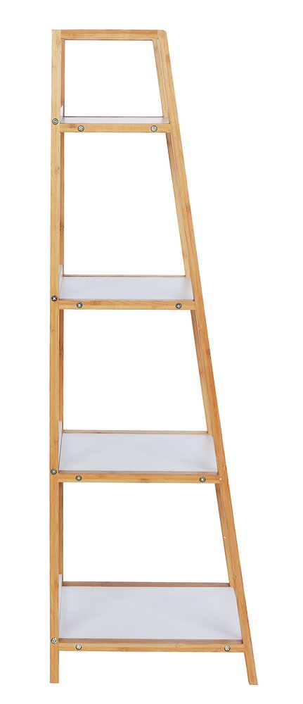 Étagère Finja, 4 niveaux  en bambou