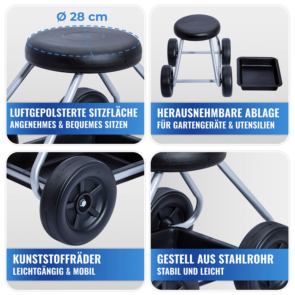 Rollsitz Mod. Secura  belastbar bis 130 kg