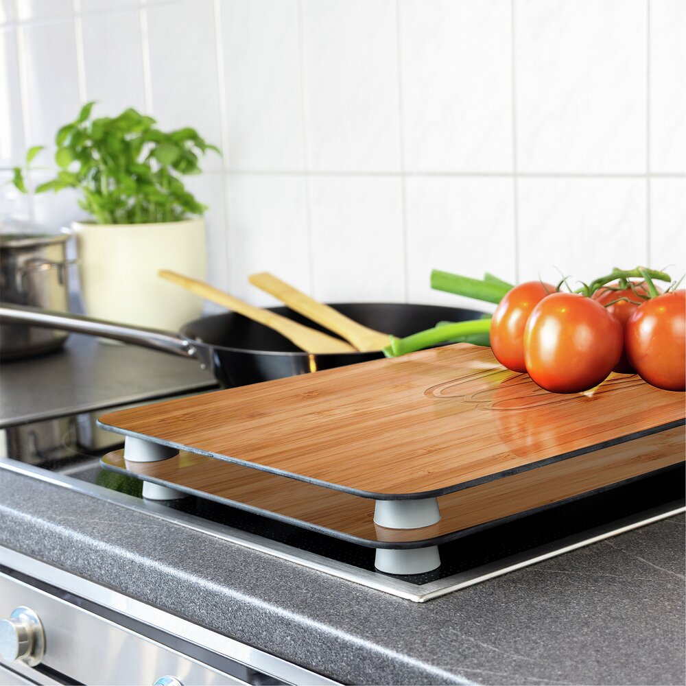 Herdabdeckplatte Universal Mod. Lunch, 2er Set  für alle Herdarten geeignet