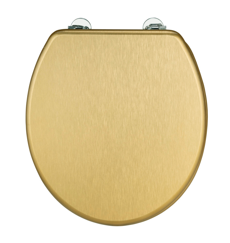 WC-Sitz Mod. Aldeno Gold  aus MDF