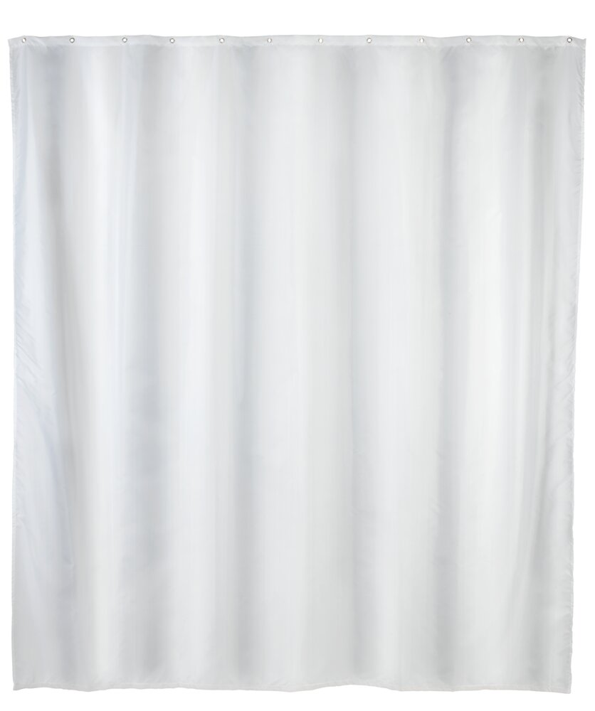Anti-Schimmel Duschvorhang Uni White, 180 x 200 cm  Textil (Polyester), waschbar