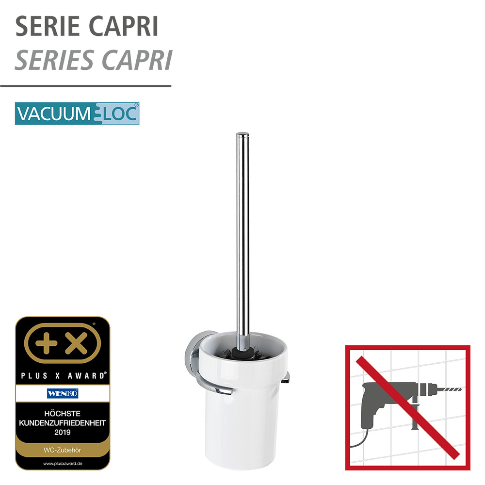 Vacuum-Loc® WC-Garnitur Mod. Capri  Befestigen ohne bohren