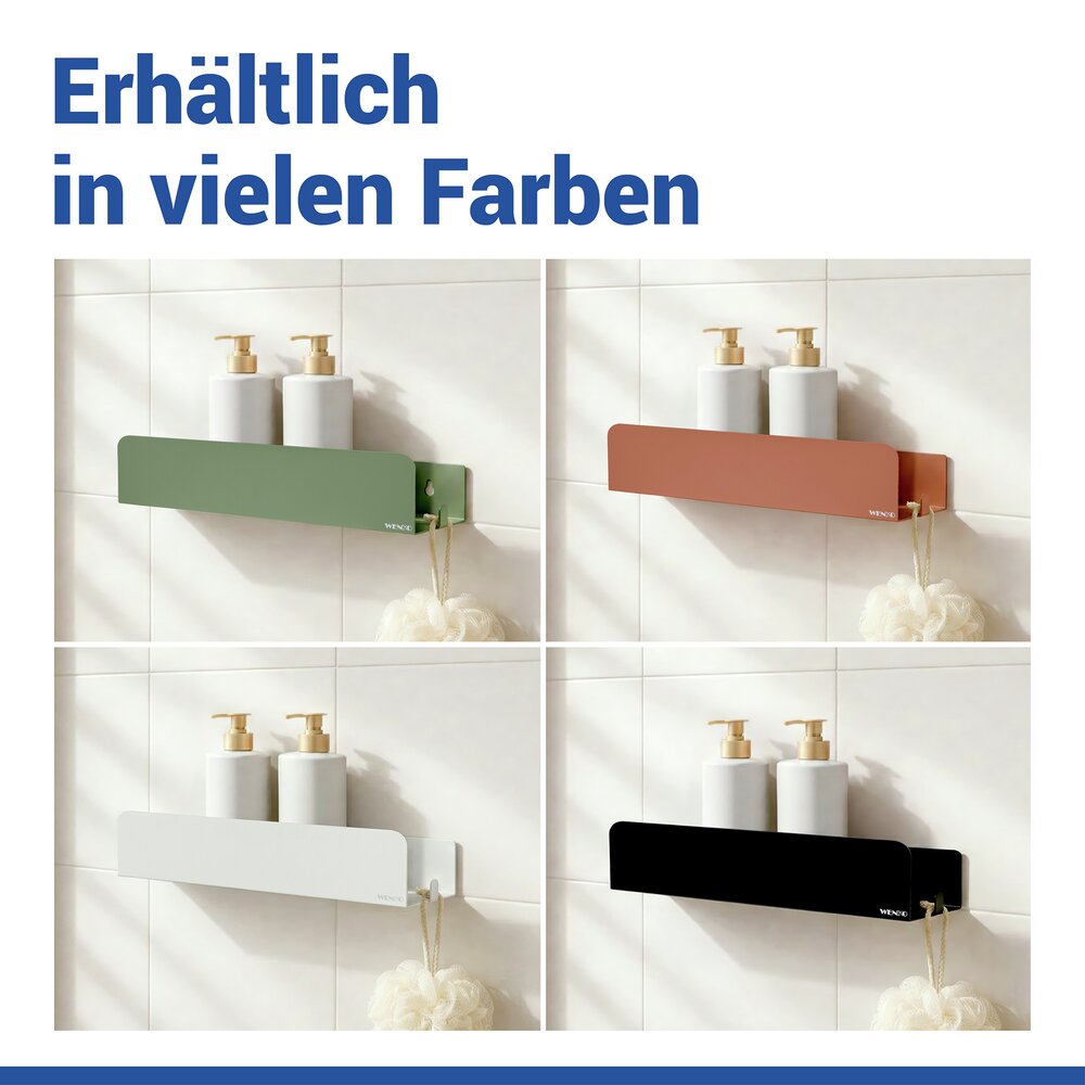 Turbo-Loc® Wandablage Mod. Lizan Grün  Befestigen ohne Bohren