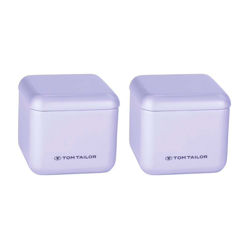 Aufbewahrungsdose Lilac, 2er Set  mit Deckel