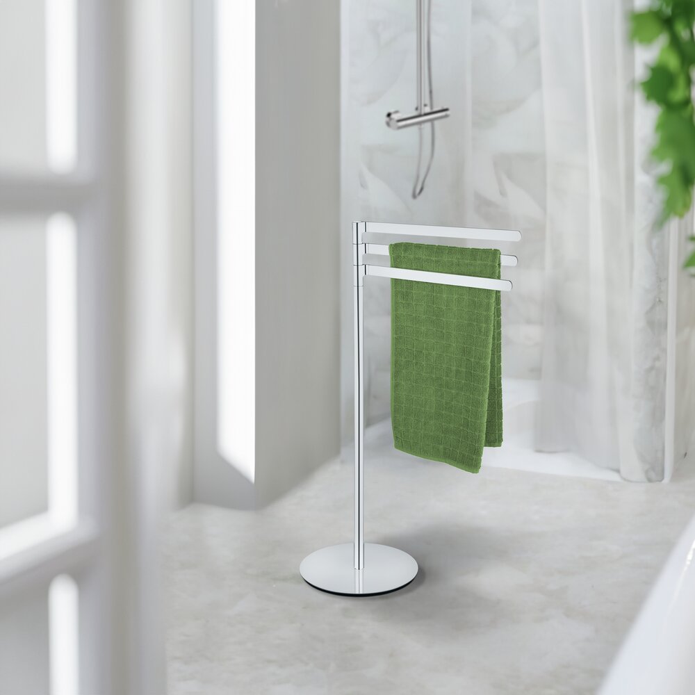 Edelstahl Handtuchständer Mod. Polvano  3 bewegliche Arme