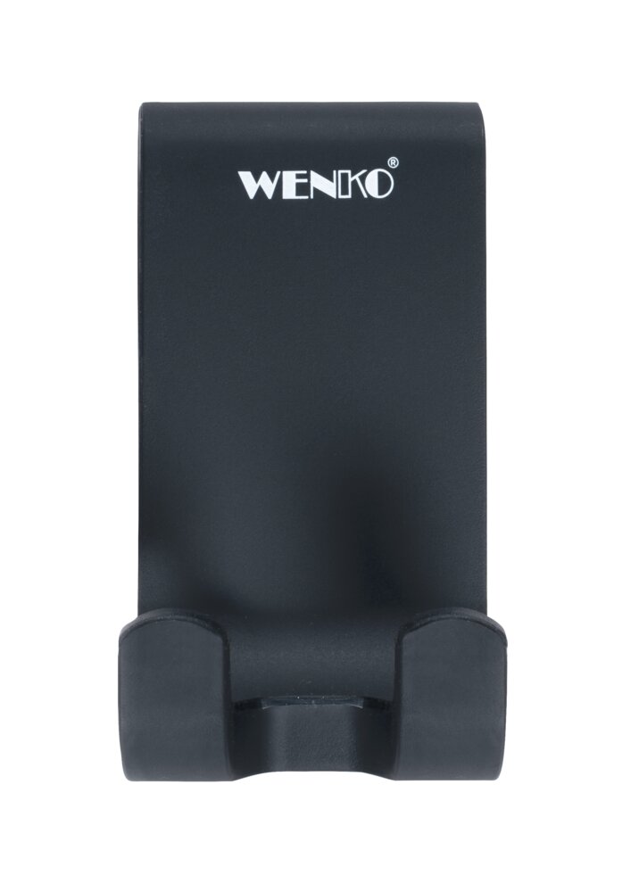 Badezimmerwischer Mod. Mola Silikon XXL Schwarz  Extra breite Wischfläche