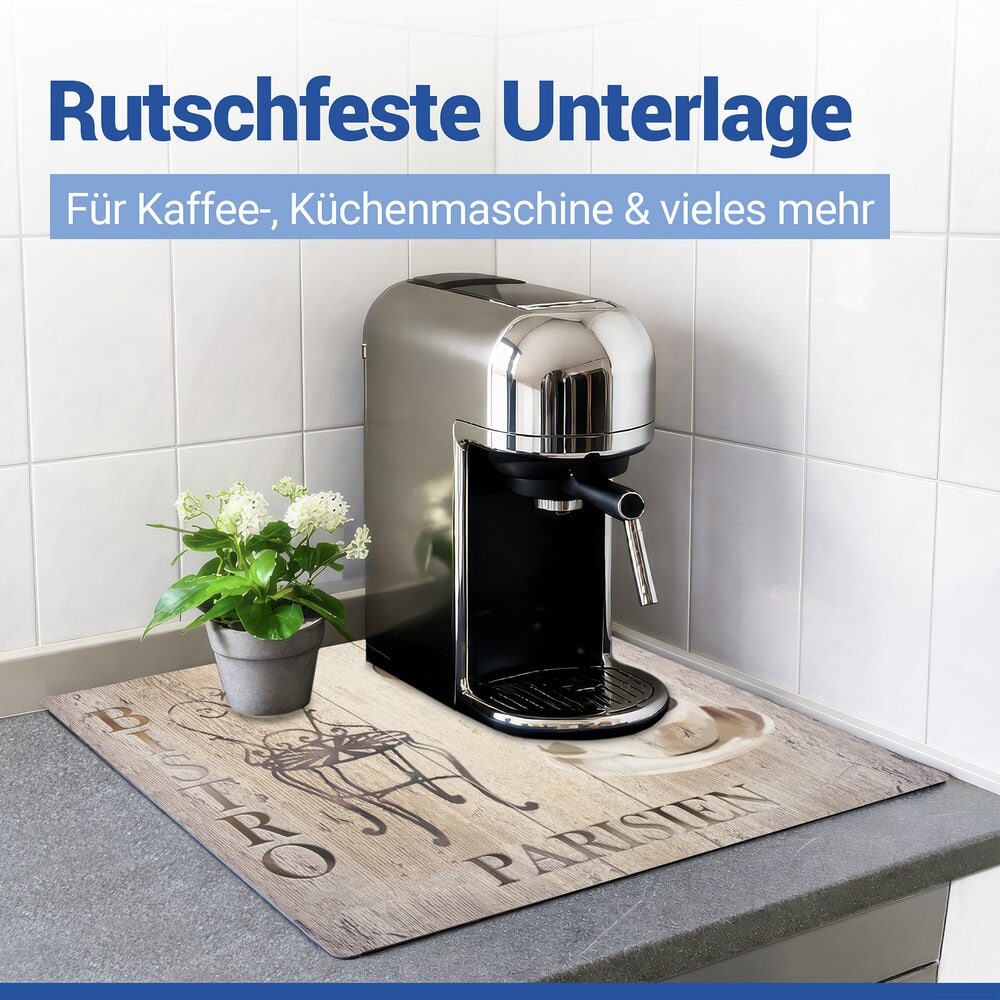 Schutzabdeckmatte Mod. Bistro 60 x 52 cm hitzebeständige Schutzmatte für Kochfelder