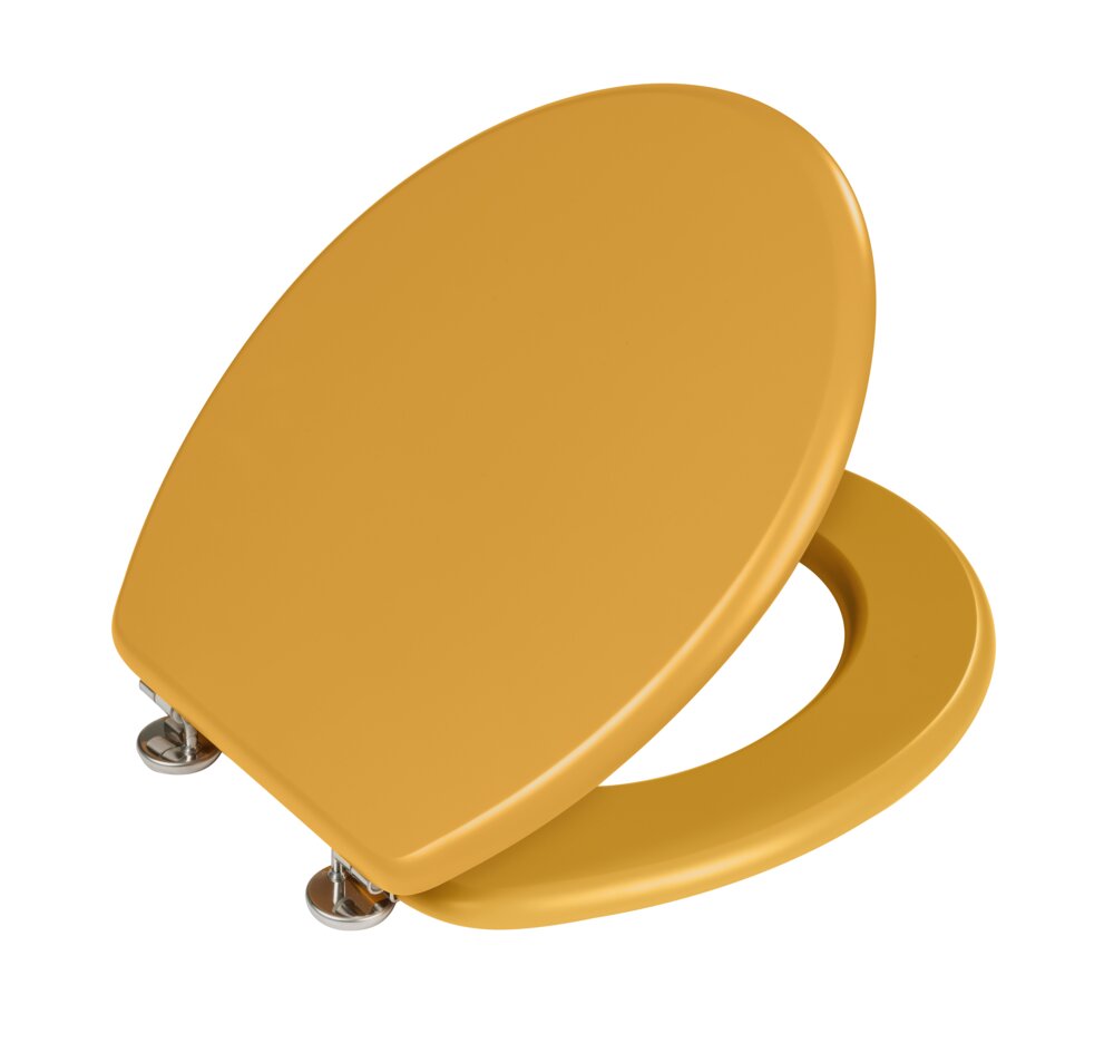 WC-Sitz Mod. Prima Senfgelb matt  MDF, FSC® zertifiziert