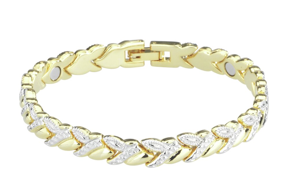 Magnet-Armband „Bicolor“  mit 6 Magneten