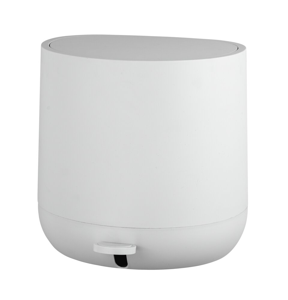 Treteimer Mod. POMINO, Weiß  mit Absenkautomatik