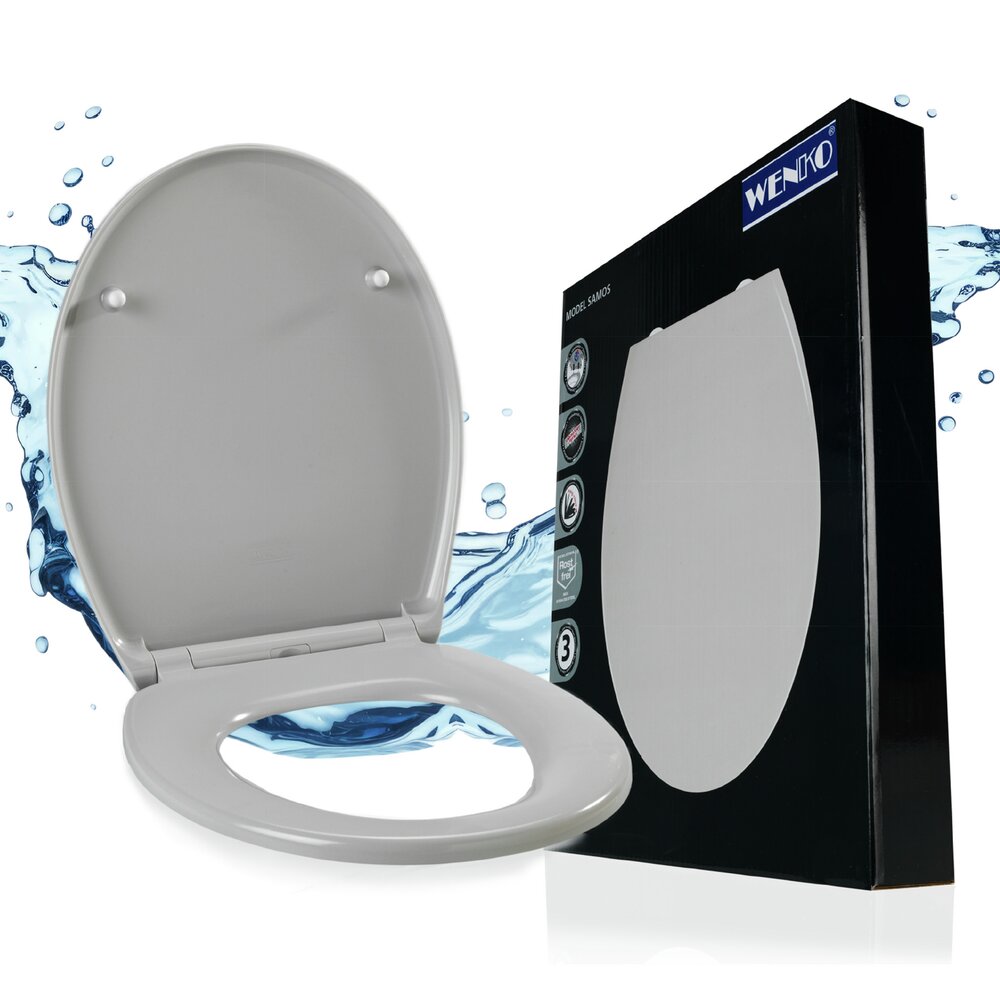 Toiletbril Mod. Samos Concrete Grey