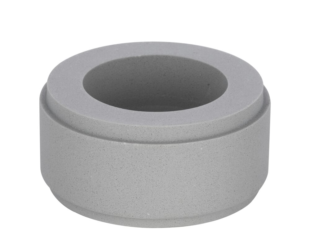 Bougeoir Mod. Canvel M, Gris  Verre pour bougie chauffe-plat, intérieur & extérieur