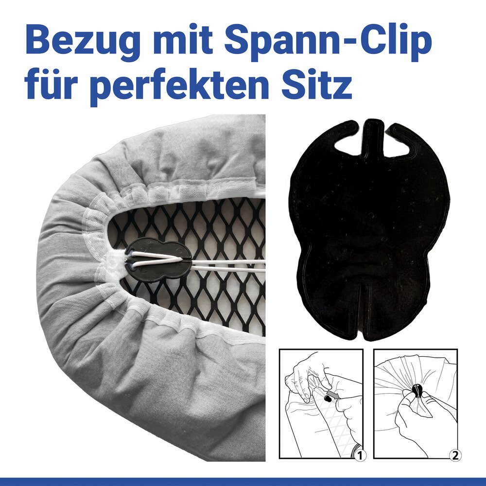 Bügelbrettbezug Mod. Basic L/XL  passend bis 140 x 50 cm, dampfbügelgeeignet