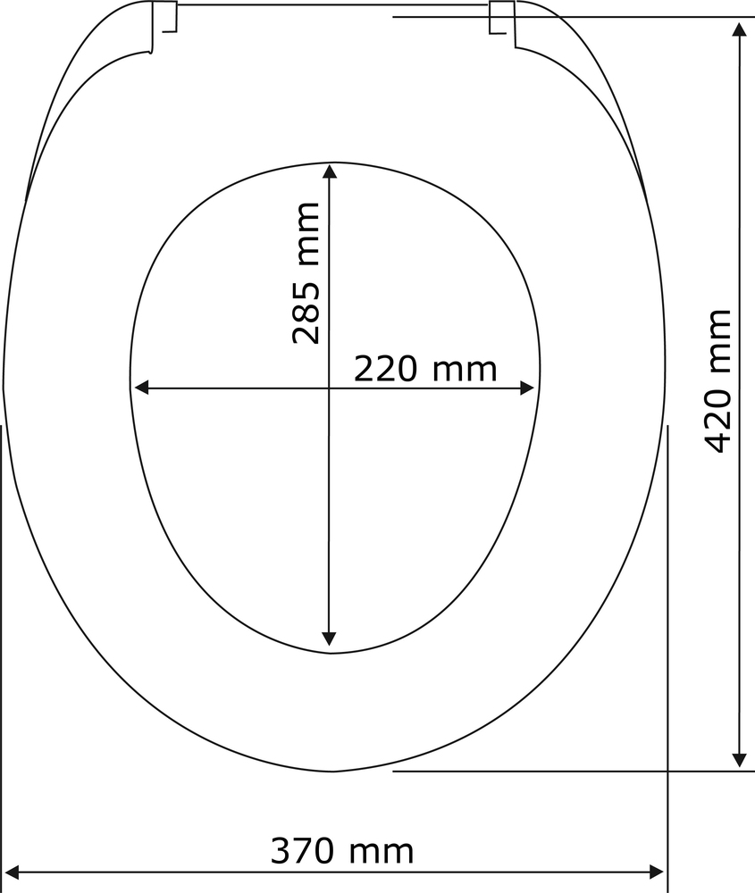 Premium WC-Sitz Mod. Mora  Duroplast weiß, mit Absenkautomatik