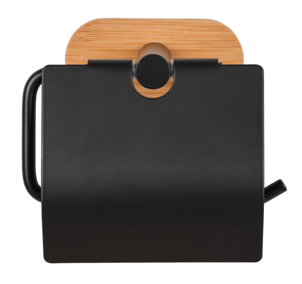 Turbo-Loc® Toilettenpapierhalter Mod. Orea Bamboo mit Deckel  Befestigung ohne bohren