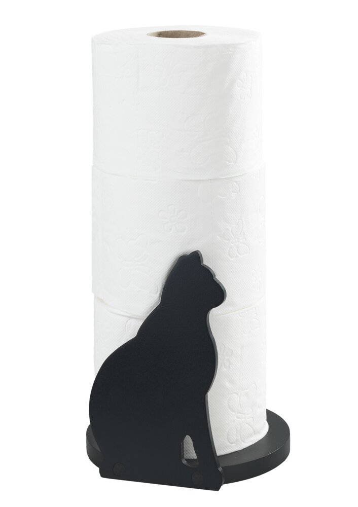 Papierrollenhalter Katze  passend für haushaltsübliche Küchenrollen