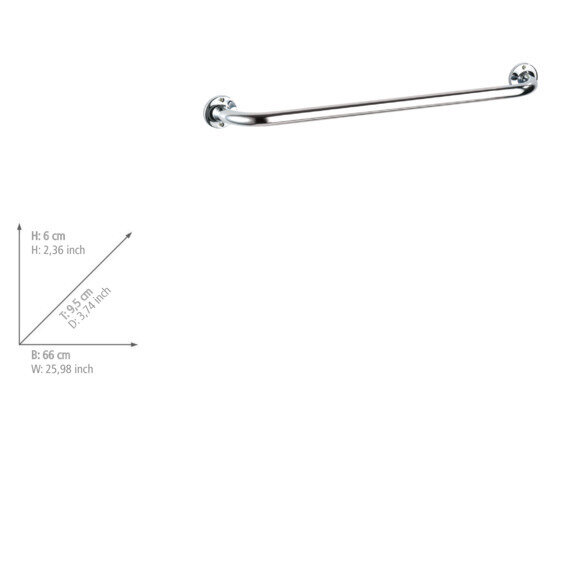 Handdoekrek Basic 60 cm