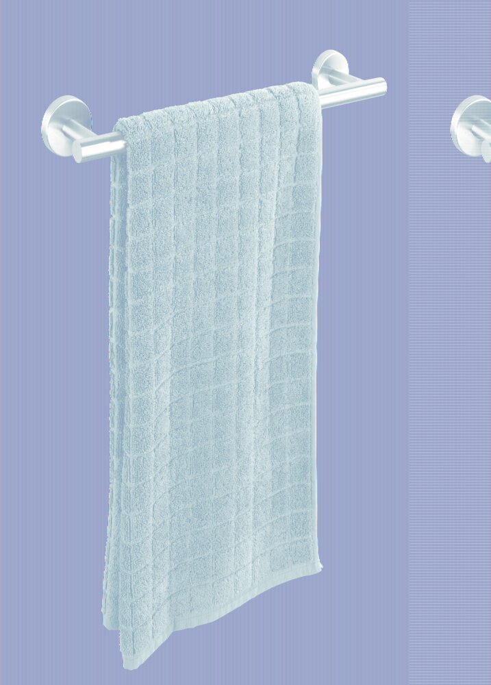 Bosio roestvrijstalen mat badlakenrek