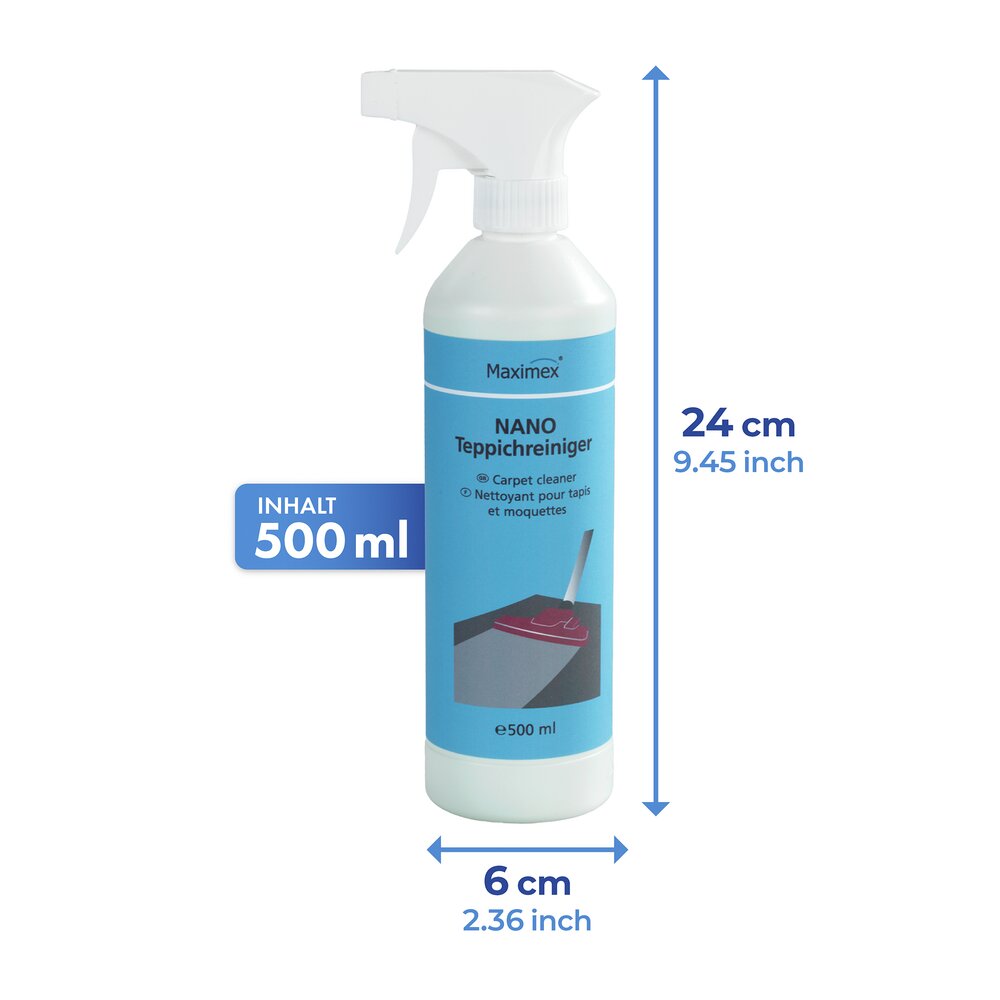 NANO Teppichreiniger 500 ml, 2er Set  schützt vor zukünftigen Verschmutzungen