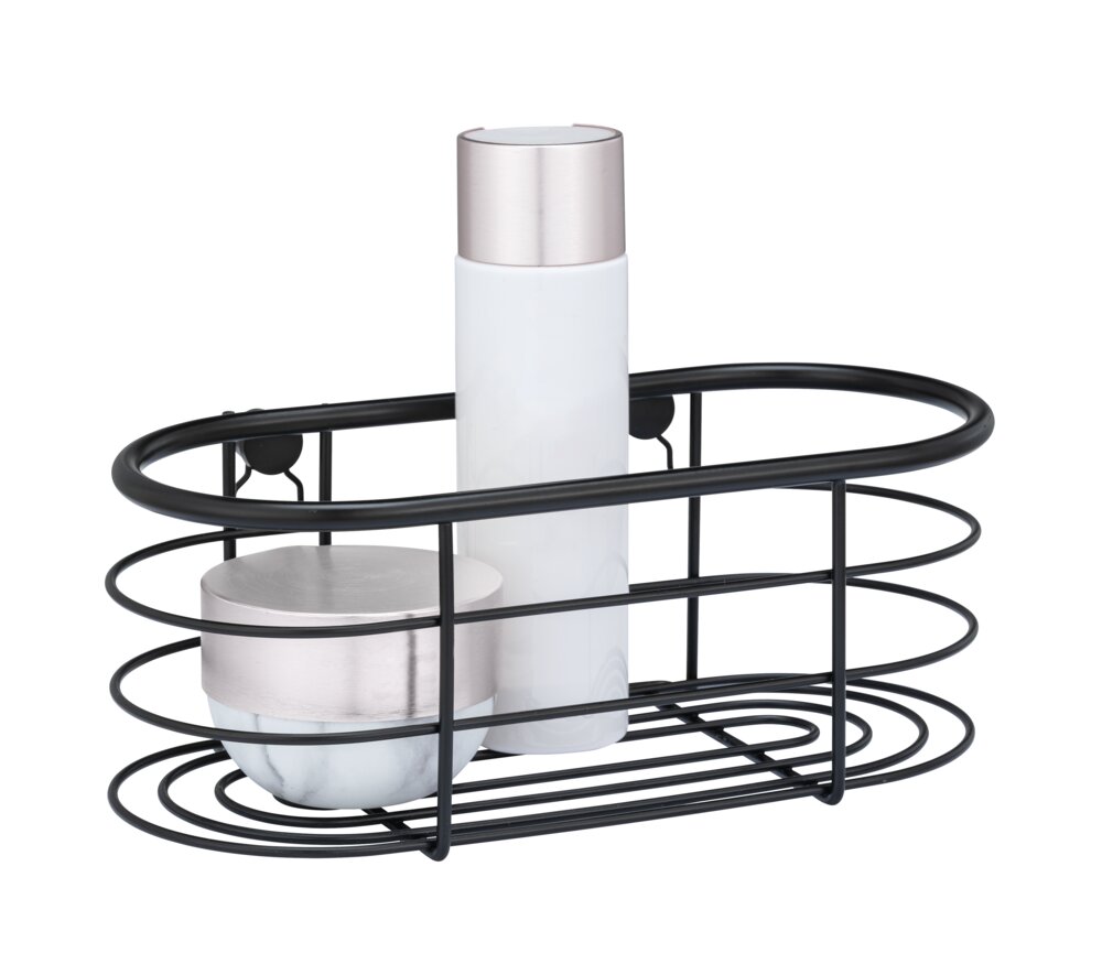 Roestvrij stalen wandplank Trestina zwart