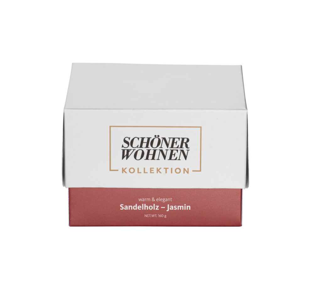 SCHÖNER WOHNEN-Kollektion Duftkerze Mod. Sandalwood M  Brenndauer 30 - 40 Stunden