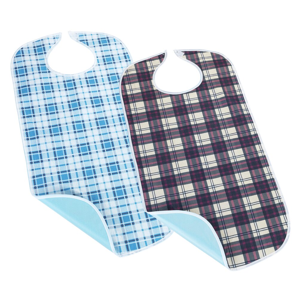 Speiseschürze kariert, 2er Set  waschbar bis 60 °C