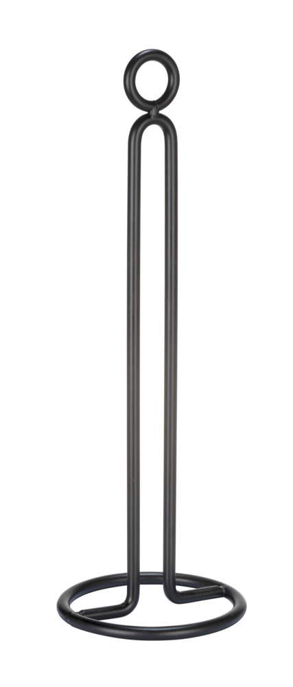 Küchenrollenhalter Mod. Kylie, schwarz, Metall, Ø12,5x32,5 cm  schlichtes design, robust und langlebig