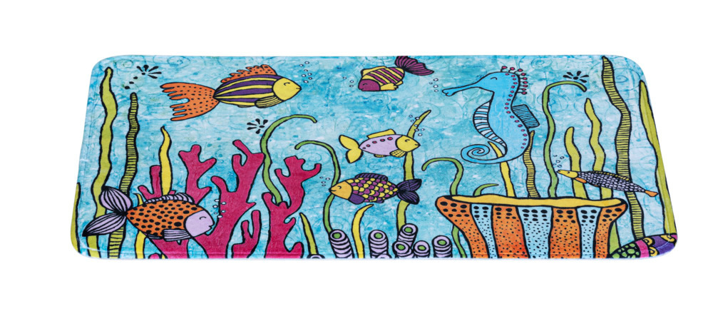 Badematte Mod. Rollin'Art Ocean Life  45 x 70 cm