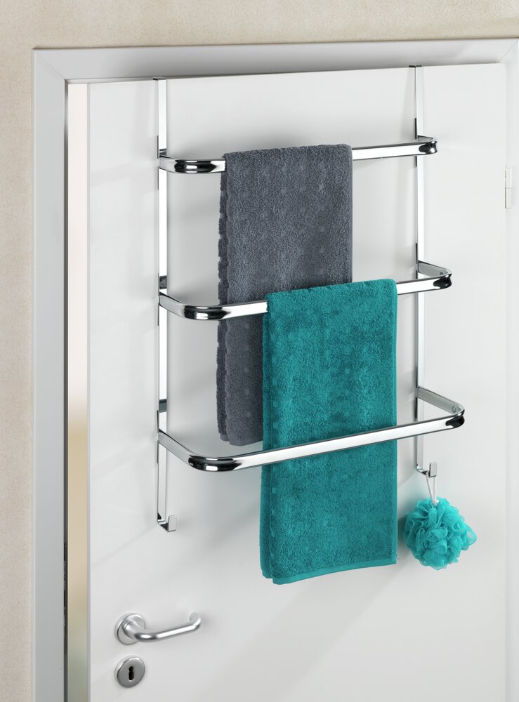 Handtuchhalter Mod. Irpinia Chrom  mit 3 Handtuchstangen