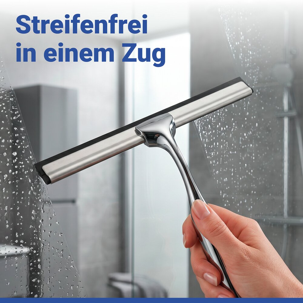 Badezimmerwischer Mod. Terni  Chrom