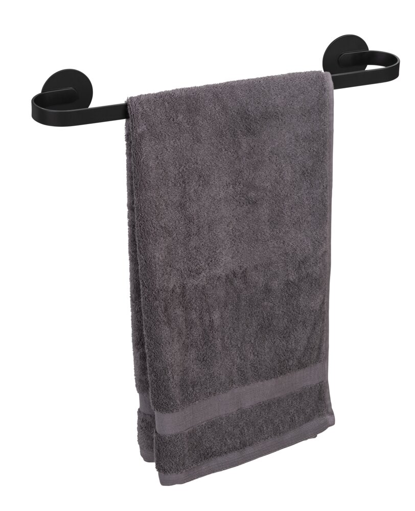 Turbo-Loc® Badhanddoekrek Uno Bivio Zwart mat, 40 cm