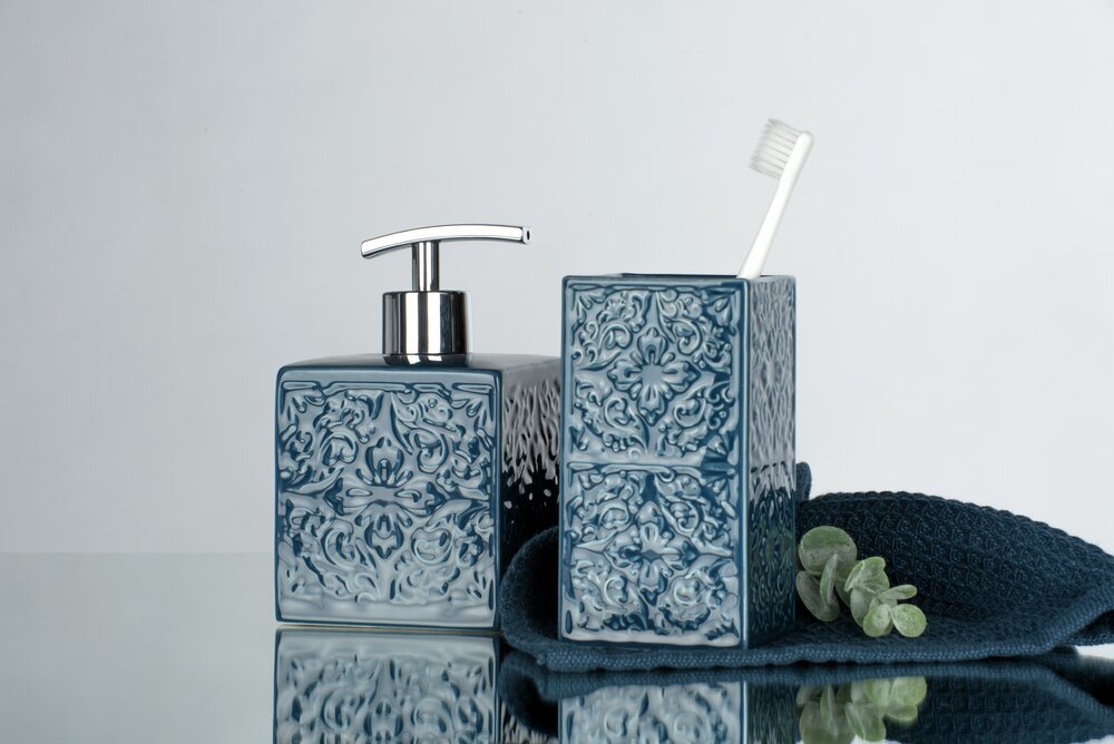 Zeepdispenser Cordoba Blauw Keramiek