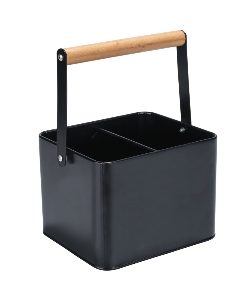 Utensilienkorb Mod. Baco Schwarz  robuster Tragekorb
