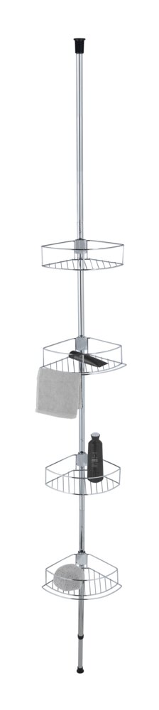 Teleskop-Eckregal Mod. Dolcedo  Edelstahl rostfrei