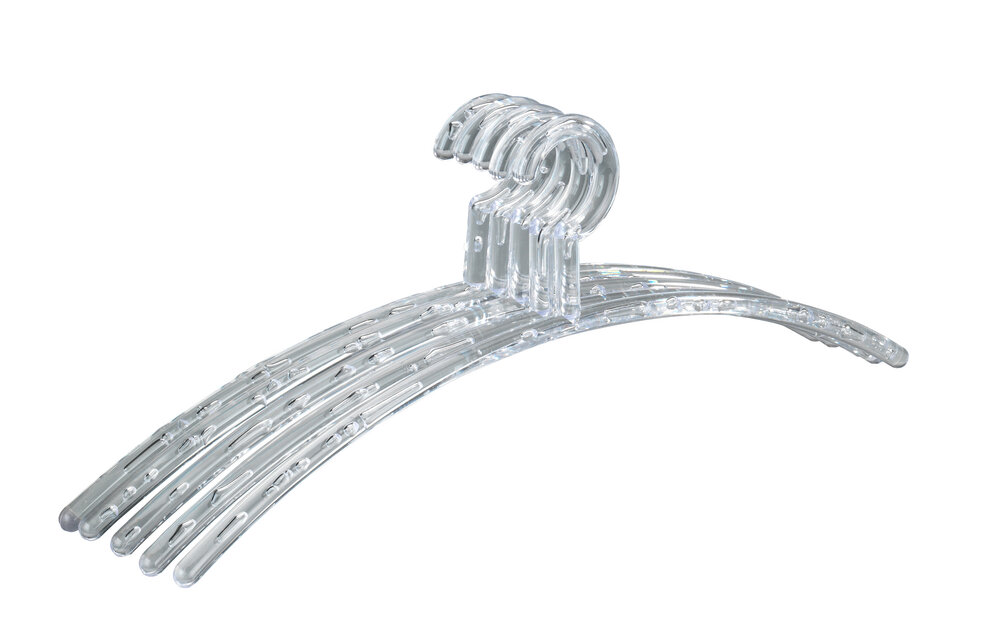 Garderobenbügel Mod. Bubble Transparent, 15er Set