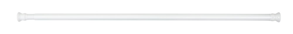 Telescopische douchestang extra sterk wit 110 - 185 cm