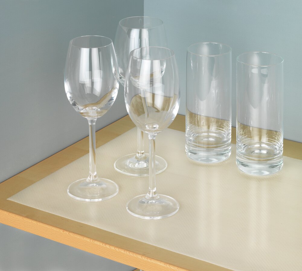 Tapis antidérapant, transparent, EVA, 150x50 cm, lot de 3  insonorisant et découpable