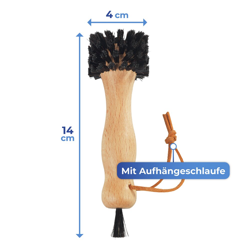 Steckdosenbürste Rosshaar  gefahrenlos Steckdosen reinigen