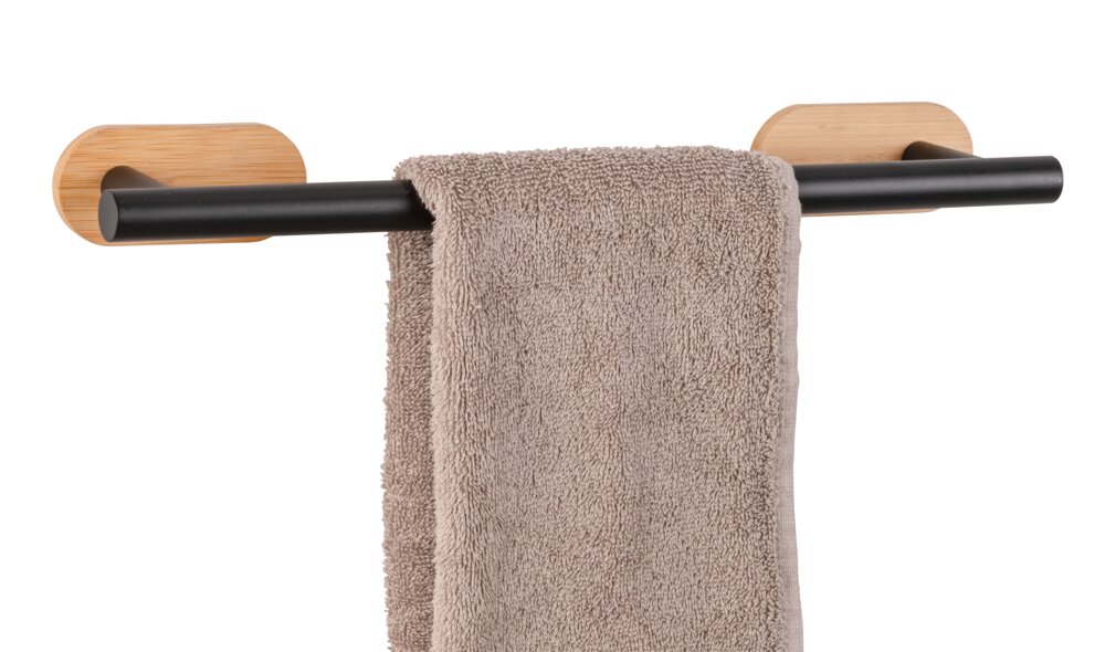 Turbo-Loc® Badetuchstange Mod. Orea Bamboo  Befestigung ohne bohren