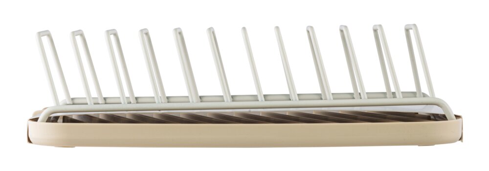 Egouttoir Mod. Ariana, beige, plastique, métal, 43x8x31 cm  antidérapant et peu encombrant