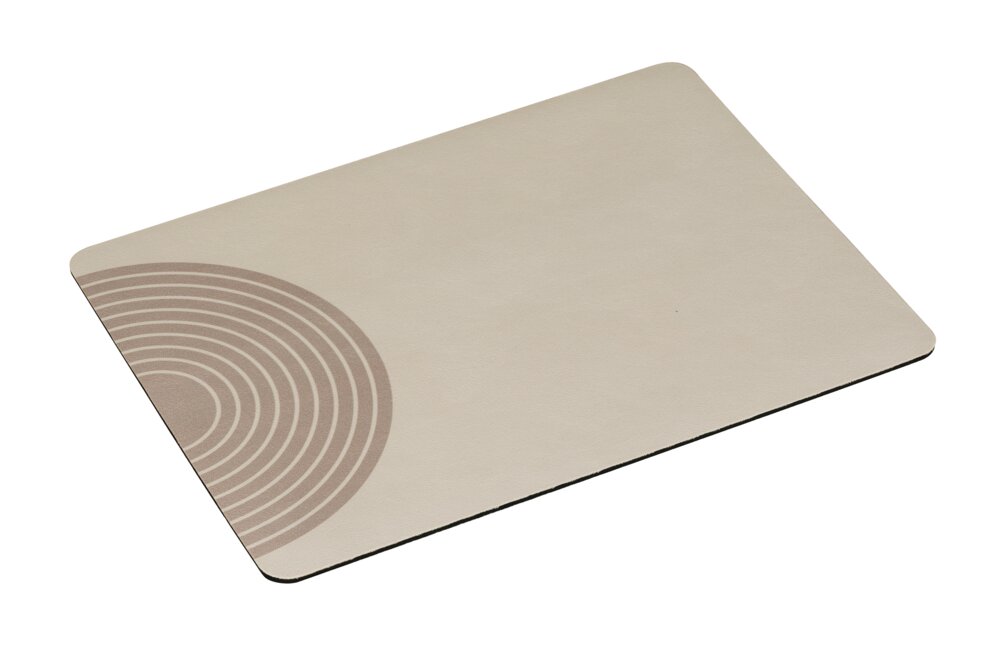Afwateringsmat Mod. Dima, beige, rubber, kunststof, 40x30 cm