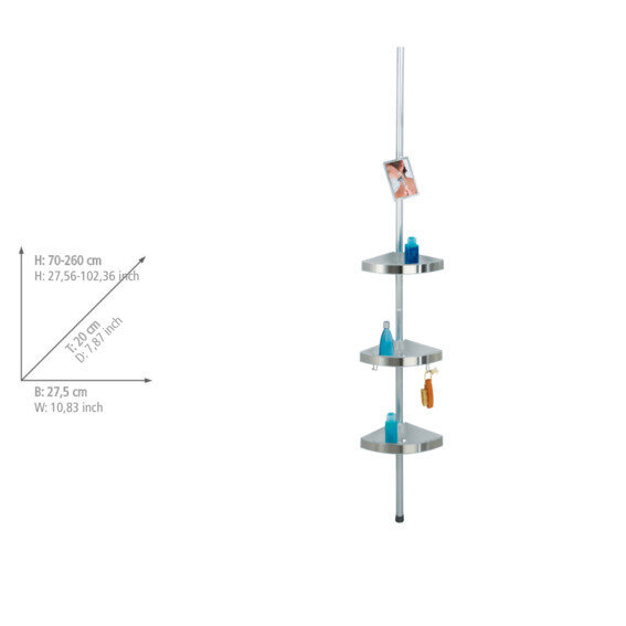 Telescopische douchehoek Premium