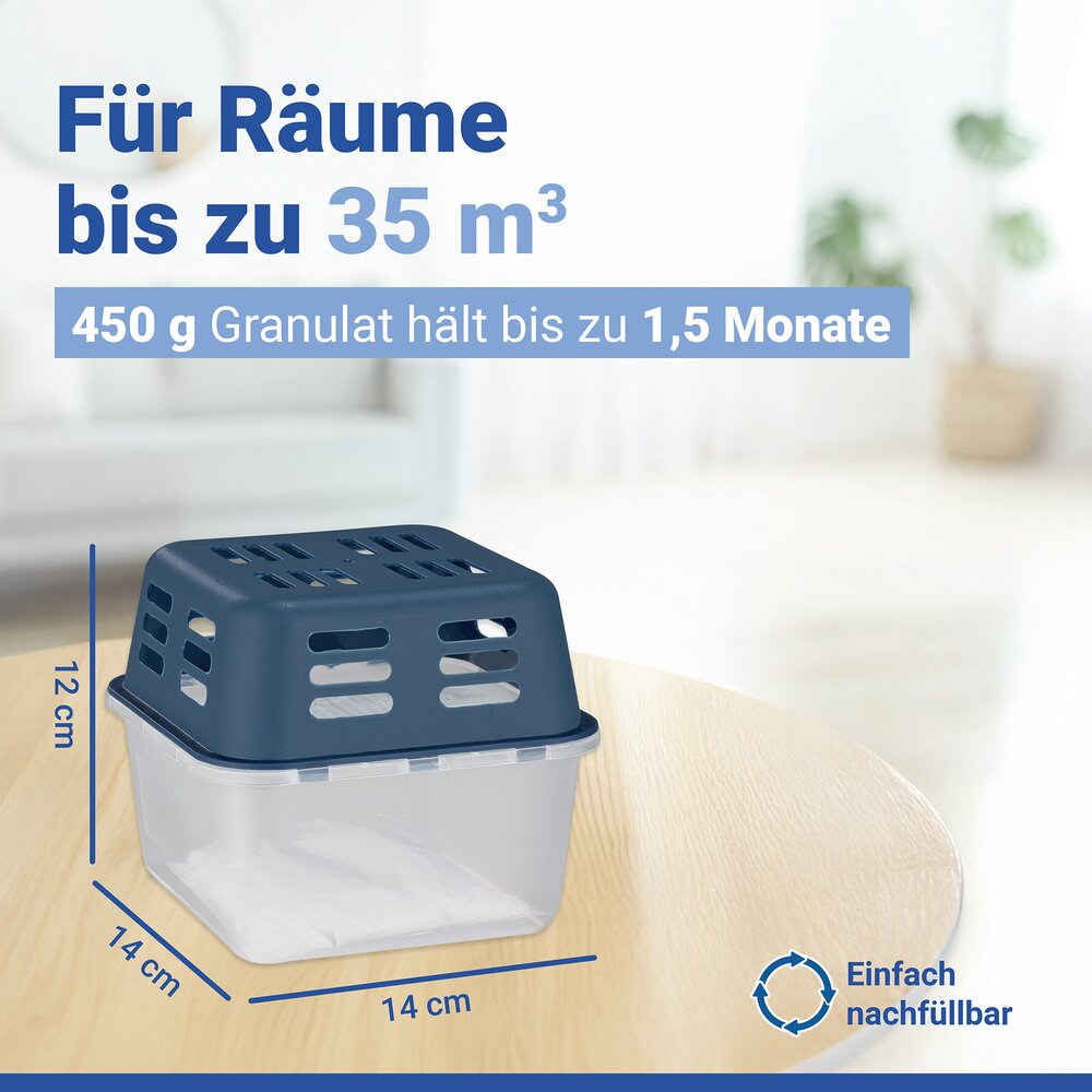 Luchtontvochtiger Mod. Lufeu 450 g blauw