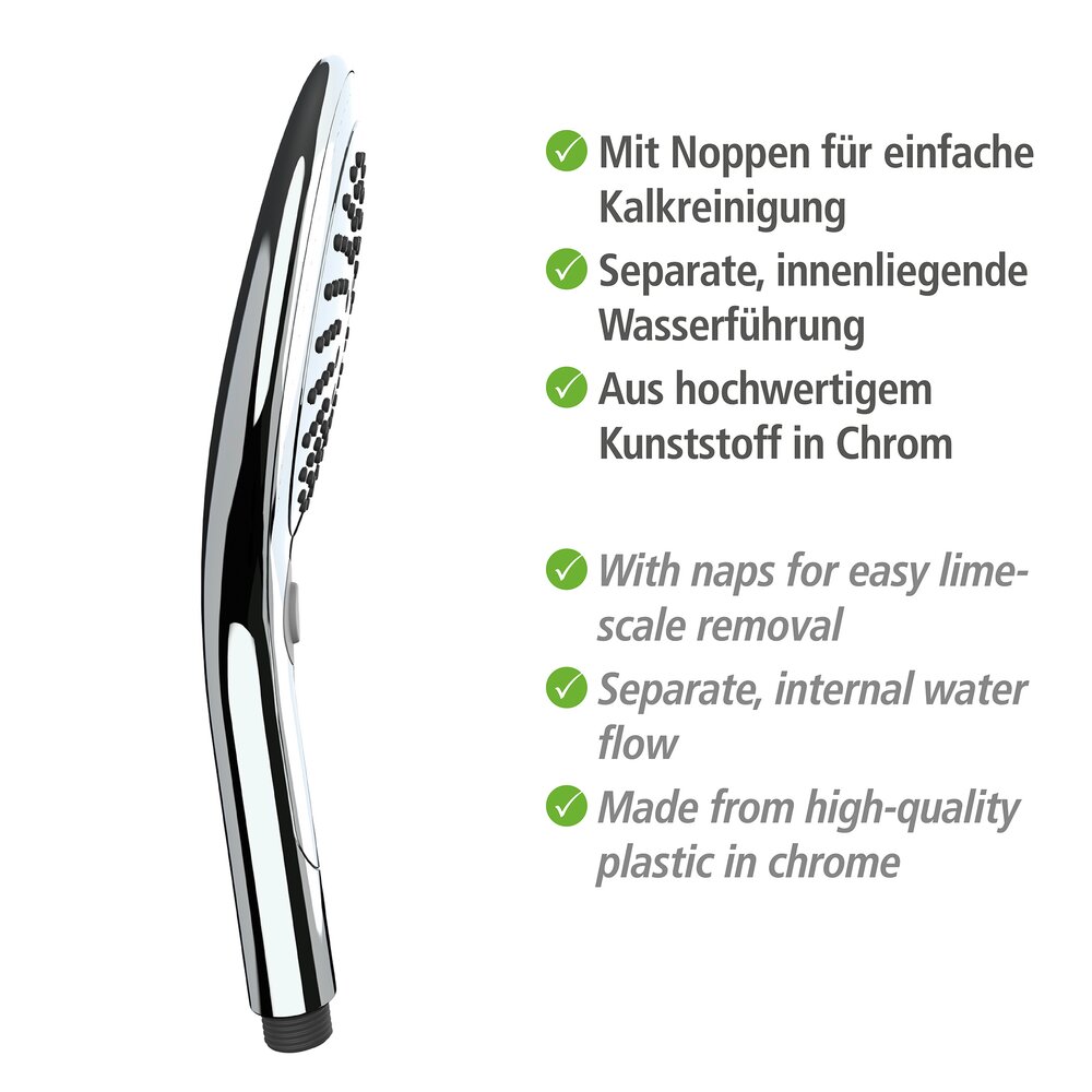 Douchekop Basic chroom Ø 15 cm