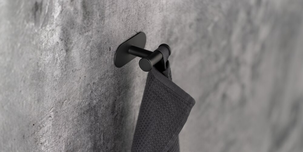 Turbo-Loc® Crochet Duo Orea Black mat  fixer sans percer